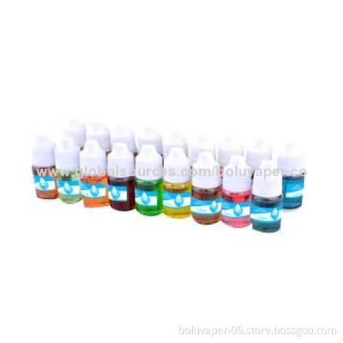 5/10/30mL E-liquid/E Cigarette Refill Liquid Bottles, Available in Various Flavors